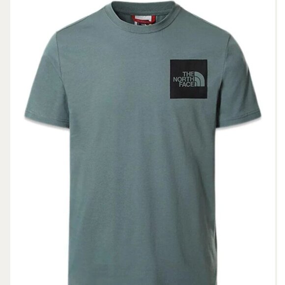 The North Face Men's Size XXL Spruce Green Logo 100% Cotton T-Shirt - Picture 1 of 11